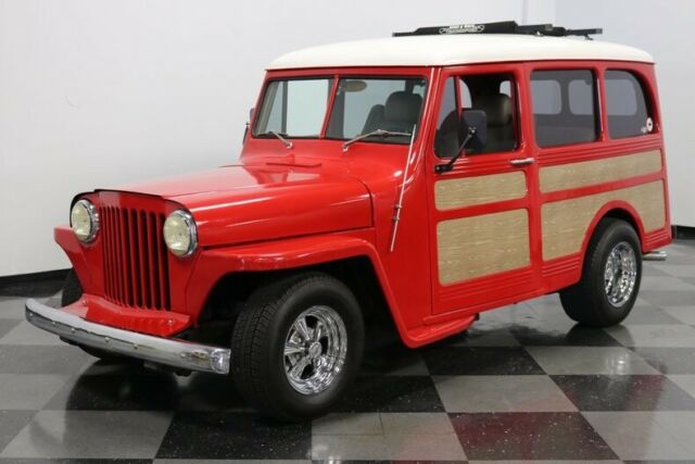 1947 Red Willys Wagon SUV