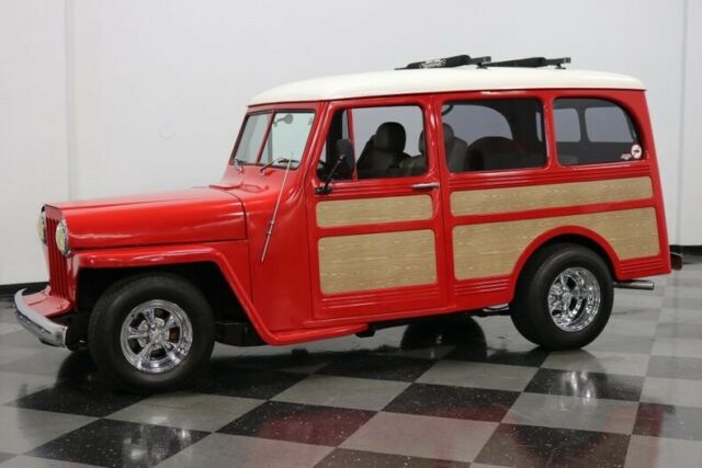 1947 Red Willys Wagon SUV