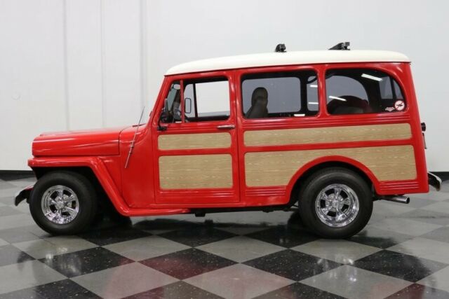 1947 Red Willys Wagon SUV