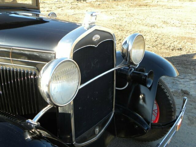 1931 Black Ford Model A Coupe