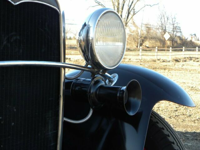 1931 Black Ford Model A Coupe
