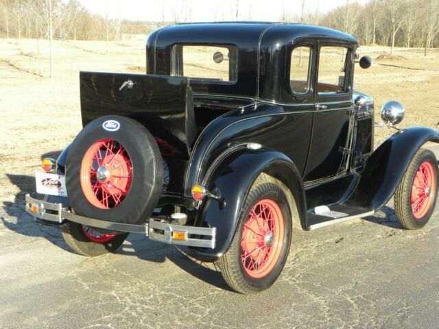 1931 Black Ford Model A Coupe