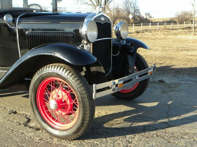 1931 Black Ford Model A Coupe