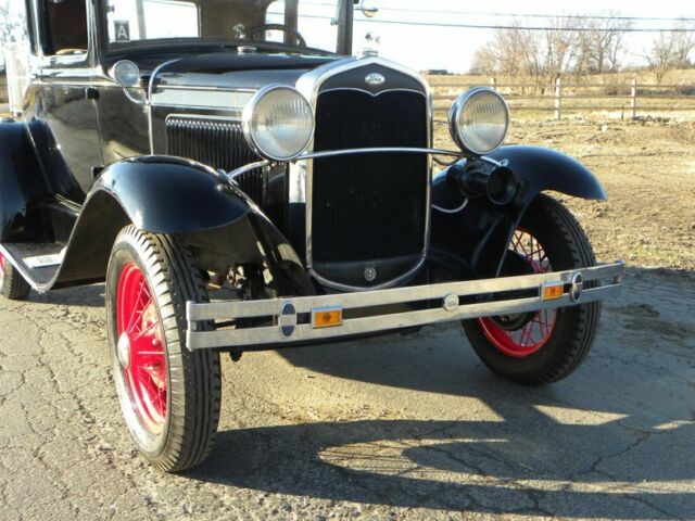 1931 Black Ford Model A Coupe