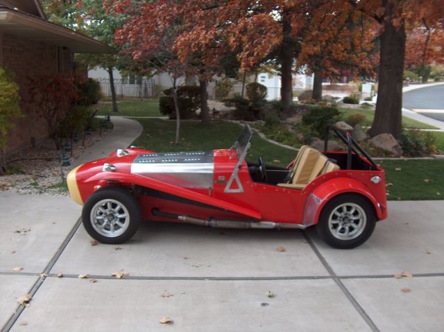 1980 Red Lotus Super 7 Roadster