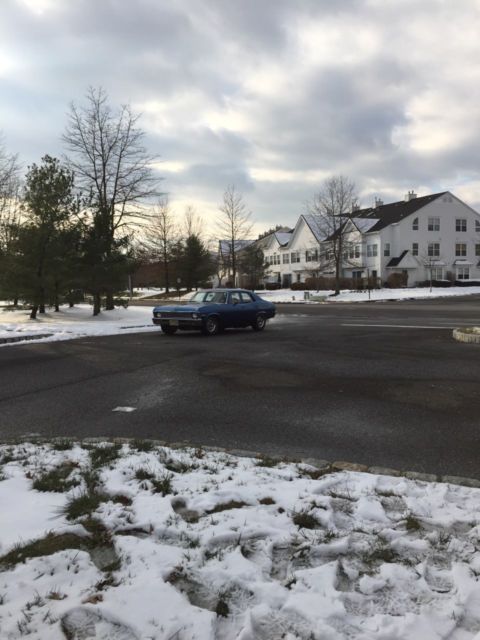 1972 Blue Chevrolet Nova