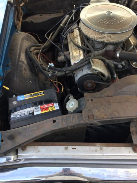 1972 Blue Chevrolet Nova
