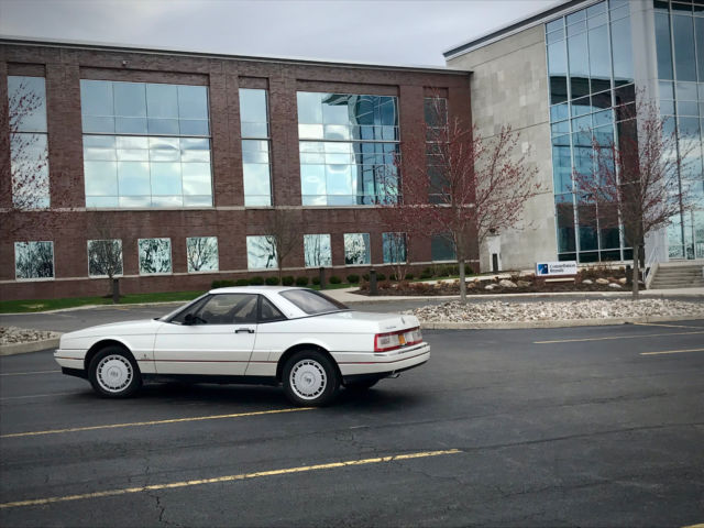 1989 Pearl White Cadillac Allante Convertible