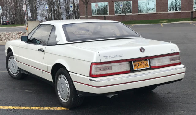 1989 Pearl White Cadillac Allante Convertible
