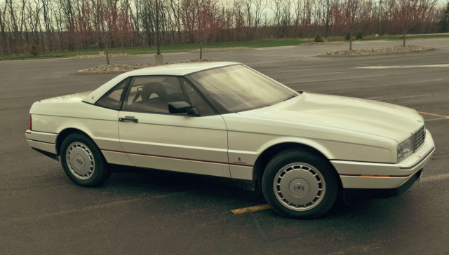 1989 Pearl White Cadillac Allante Convertible