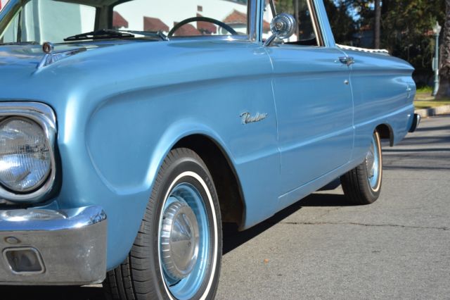 1962 Blue Ford Ranchero Standard Cab Pickup