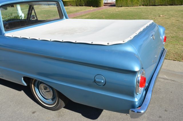 1962 Blue Ford Ranchero Standard Cab Pickup