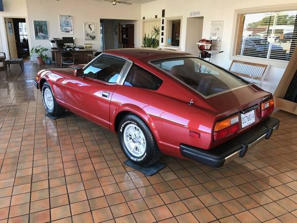 1979 Burgundy Nissan 280ZX Coupe