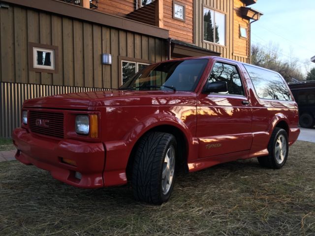 1993 Red GMC Typhoon SUV
