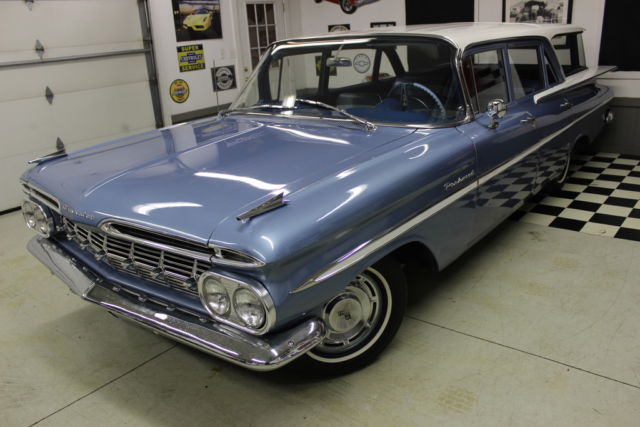 1959 Blue Chevrolet Impala station wagon