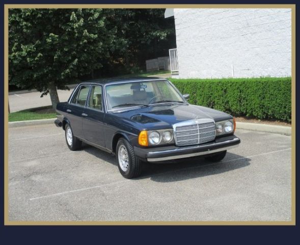 1980 Blue Mercedes-Benz 300-Series Sedan