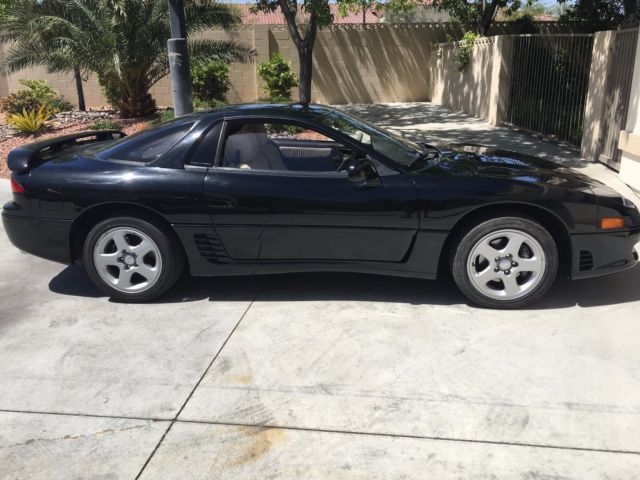 1991 Black Mitsubishi 3000GT Coupe
