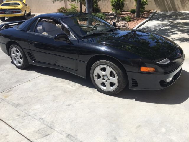 1991 Black Mitsubishi 3000GT Coupe