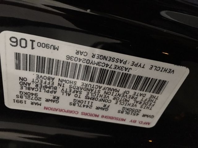 1991 Black Mitsubishi 3000GT Coupe