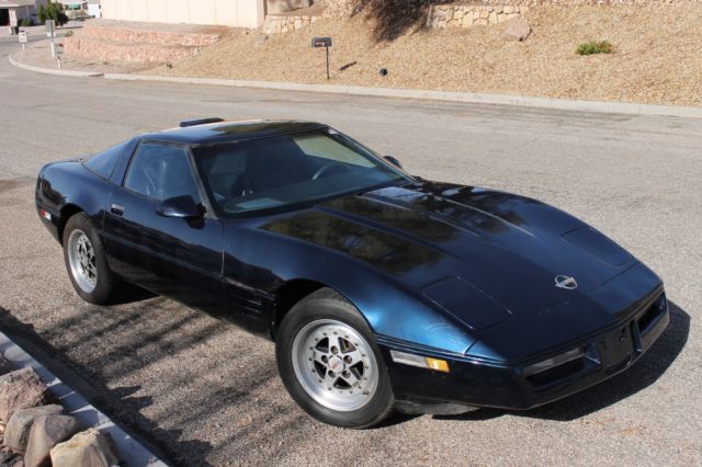 1988 Blue Chevrolet Corvette Coupe