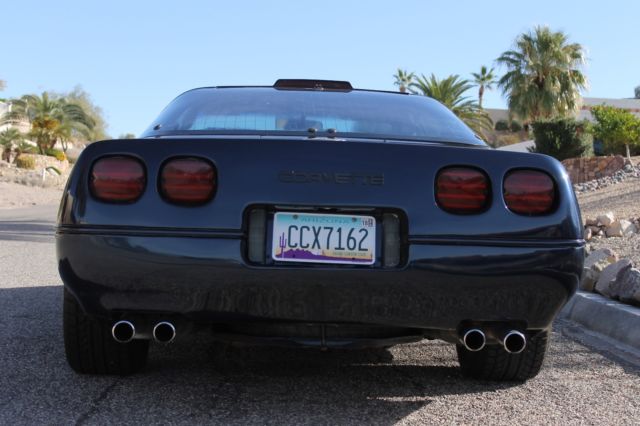 1988 Blue Chevrolet Corvette Coupe