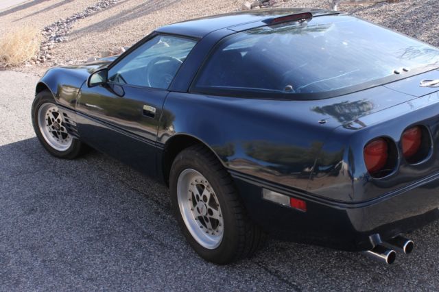 1988 Blue Chevrolet Corvette Coupe