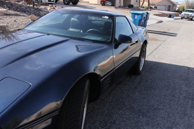 1988 Blue Chevrolet Corvette Coupe