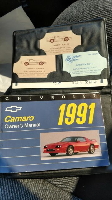 1991 Blue Chevrolet Camaro Coupe