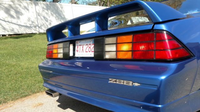 1991 Blue Chevrolet Camaro Coupe