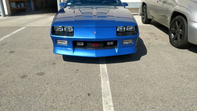 1991 Blue Chevrolet Camaro Coupe