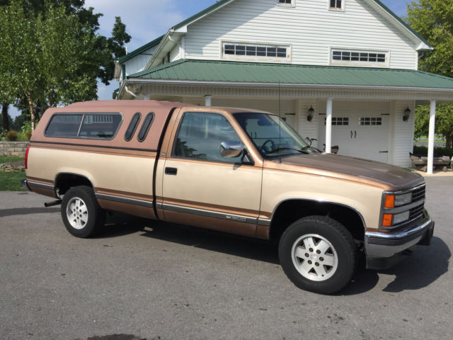 1990 Gold, Brown, Beige Chevrolet C/K Pickup 1500 Standard Cab Pickup