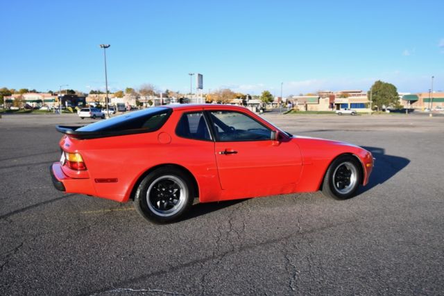 1986 Red Porsche 944 Coupe