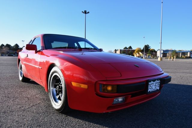 1986 Red Porsche 944 Coupe