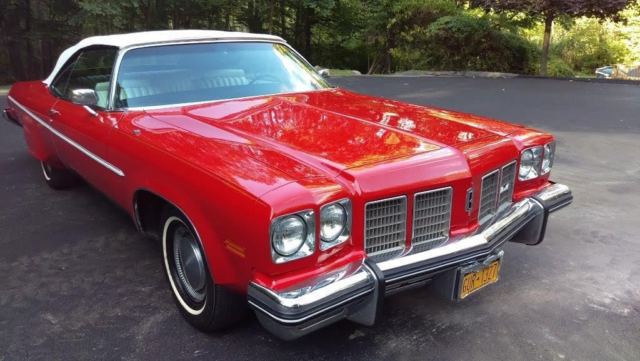 1975 Red Oldsmobile Eighty-Eight Convertible