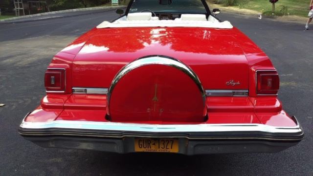 1975 Red Oldsmobile Eighty-Eight Convertible