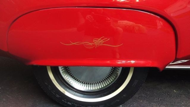 1975 Red Oldsmobile Eighty-Eight Convertible