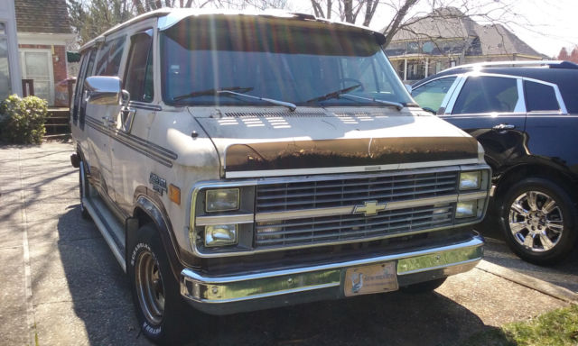 1984 Tan Chevrolet G20 Van