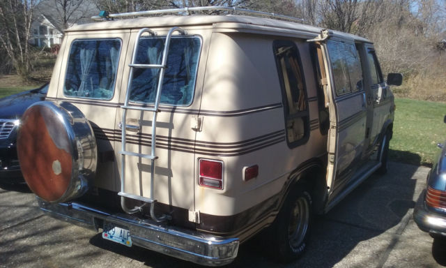 1984 Tan Chevrolet G20 Van