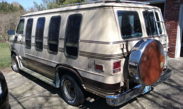 1984 Tan Chevrolet G20 Van