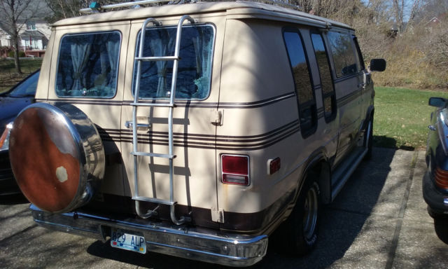 1984 Tan Chevrolet G20 Van