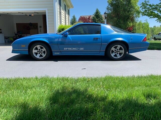 1985 Blue Chevrolet Camaro Coupe