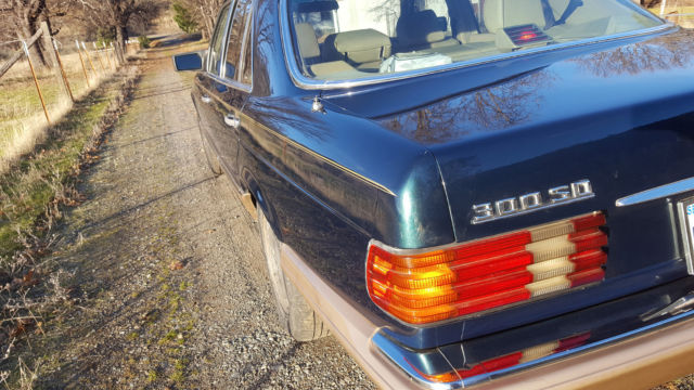 1981 Green Mercedes-Benz 300-Series Sedan