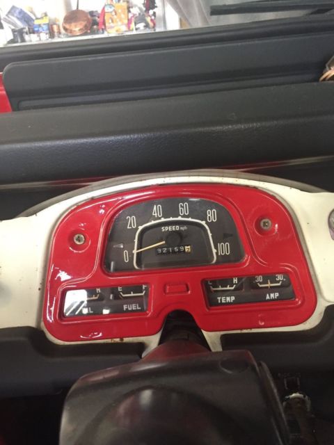 1975 Red Toyota Land Cruiser SUV