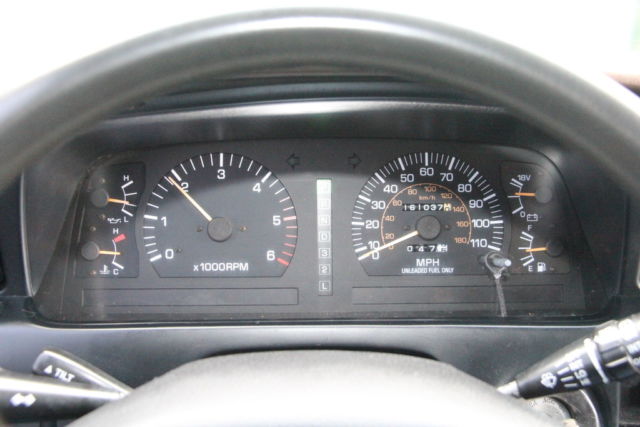 1992 Maroon Toyota Land Cruiser SUV