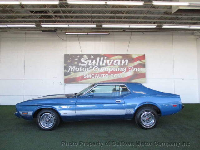 1973 Blue Ford Mustang