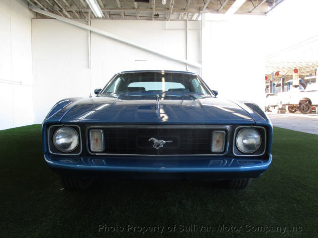 1973 Blue Ford Mustang