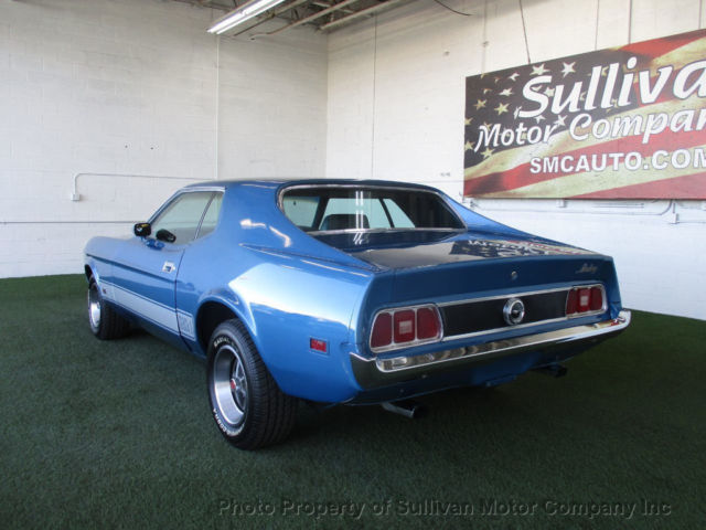 1973 Blue Ford Mustang