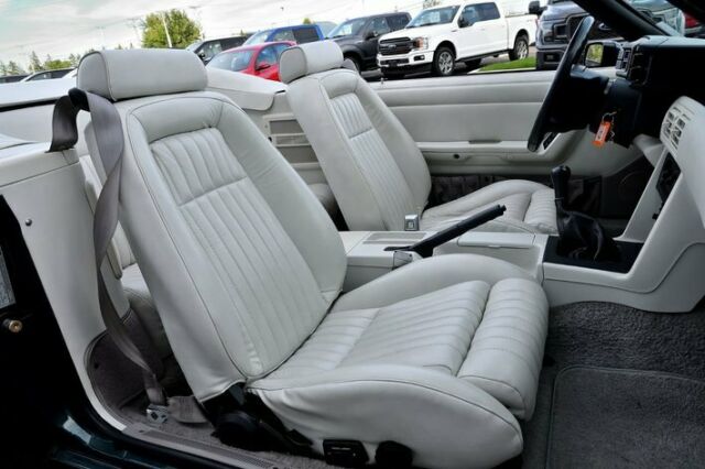 1990 Emerald Green Ford Mustang Convertible