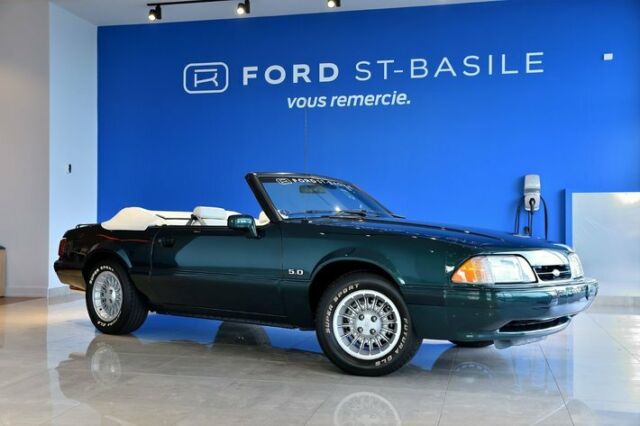 1990 Emerald Green Ford Mustang Convertible