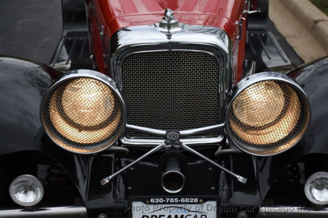 1937 Red Jaguar SS100 REPLICA Convertible
